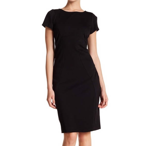 Vanity Room Dresses & Skirts - NWT 🛍 Vanity Room Seamed Ponte Dress, Blac…